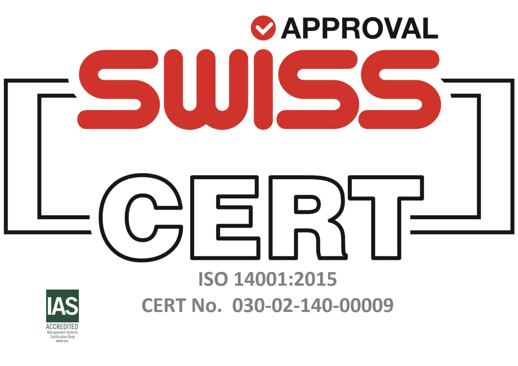 Cert iso 14001 gr